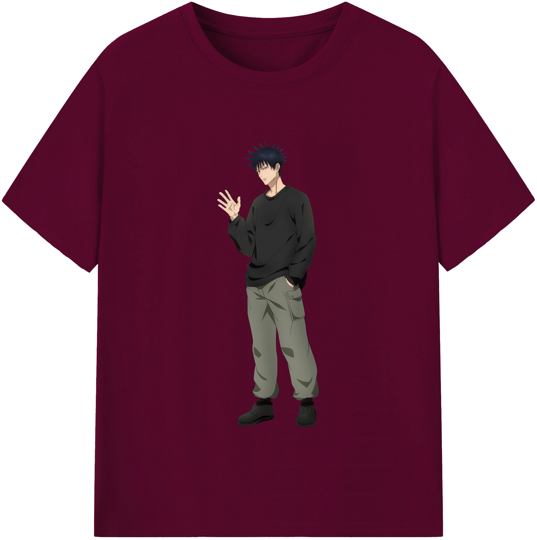 （画像用） 呪術廻戦 Jujutsu Kaisen レディースカジュアルプリントTシャツ（綿100％）